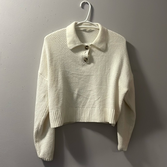 Neck Drop Shoulder Sweater - Picture 1 of 1